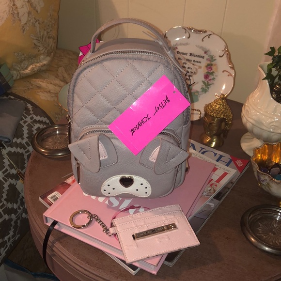 Betsey Johnson Handbags - NWT Betsy Johnson backpack and card case gift set